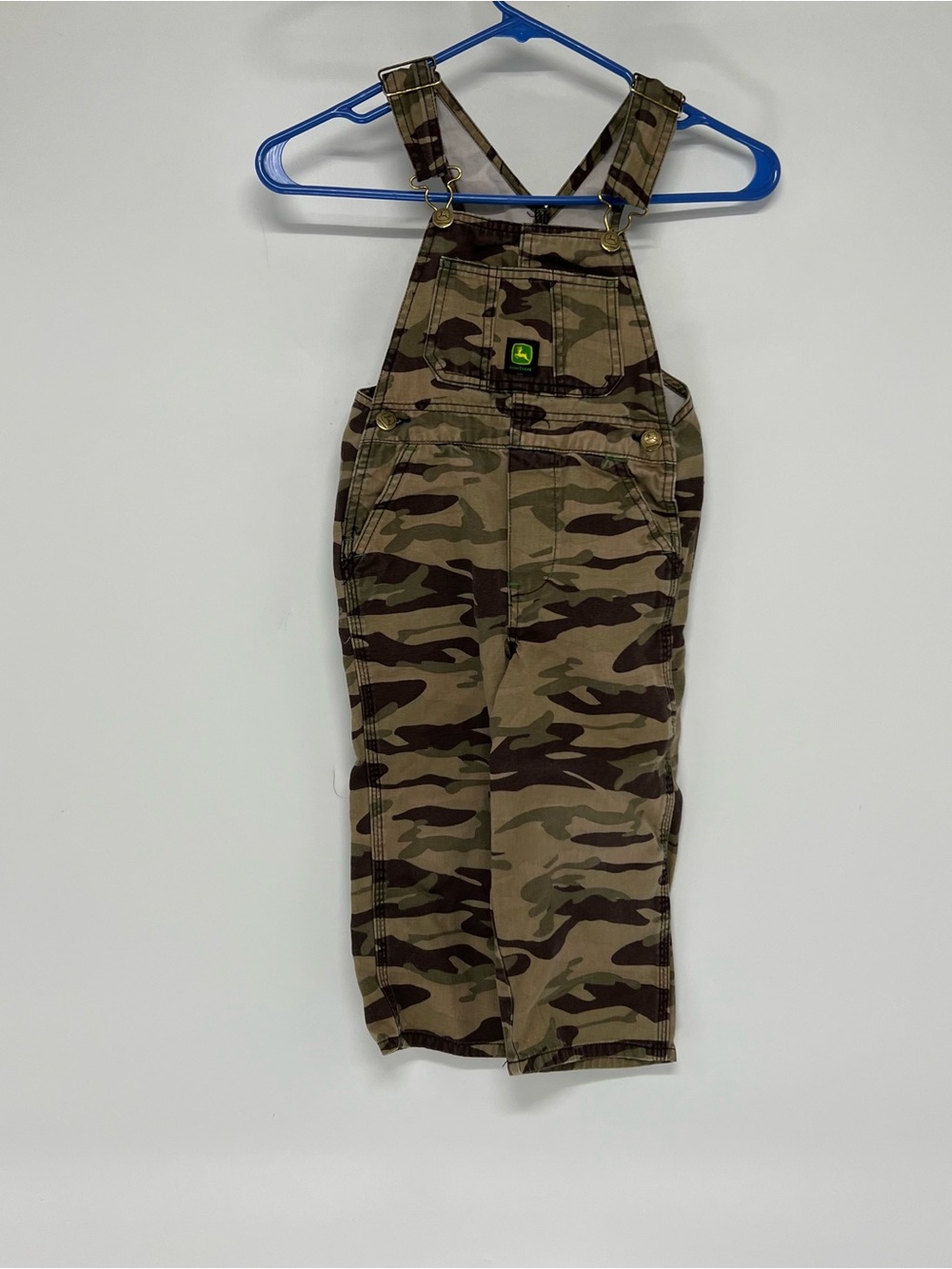 John Deere 4T camo boys overalls